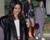 Kendall Jenner and Hailey Bieber look sophisticated in chic blazers for dinner ...