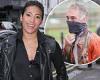 Karen Hauer puts on brave face as she makes stylish arrival to It Takes Two ...