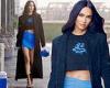 Megan Fox shows off her taut tummy and toned legs