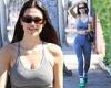 Amelia Hamlin rocks a sporty look while  heading to a workout session in Los ...