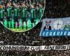sport news Celtic fans unveil anti-UEFA banner before Ferencvaros clash due to 3.30pm ...