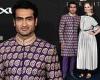 Kumail Nanjiani hits the red carpet with wife Emily V. Gordon at the Eternals ...