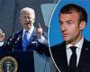 Biden speaks with Macron, Harris to travel to Paris next month