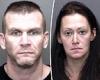 Woman arrested and man shot by cops after cleaner finds two kidnapping victims ...