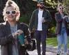 Kate Hudson cuts a casual figure in denim as she steps out with fiance Danny ...