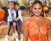 Chrissy Teigen shares sweet snap of kids Luna and Miles during festive family ...