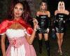 TOWIE's Amy Childs transforms into Little Red as the cast film a Halloween ...