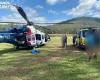 Boy is flown to hospital with head injuries after falling from a rope swing ...