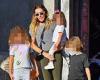 Petra Ecclestone and Sam Palmer enjoy a family day out at Disneyland with their ...