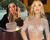 Rita Ora showcases her taut abs and ample cleavage in a sequin top for sister's ...