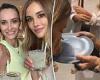 Nadia Bartel is noticeably absent as WAGs go for post-lockdown drinks in ...