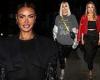 TOWIEs Chloe Sims looks stylish as she's joined by sisters Frankie and Demi ...