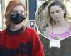 Stella Maxwell shops at Los Feliz butcher with mystery blonde... after signing ...