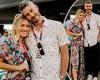 The Bachelor's Ari Luyendyk and wife Lauren Luyendyk attend Alfa Romeo's F1