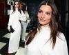 Emily Ratajkowski makes the rare move of covering up her stunning figure