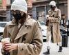 Kaia Gerber shows off her finest fall fashion as she bundles up in a trench ...
