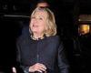 Hillary Clinton is all smiles as she heads to a restaurant during London visit ...
