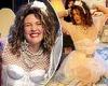 Drew Barrymore channels an 80s Madonna as she hosts a Halloween-themed episode ...