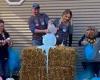 Mothers-in-law end up covered in blue powder in hilarious gender reveal gaffe ...