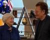 Treasury Secretary Janet Yellen meets with U2's Bono in Dublin
