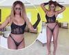 Laverne Cox slips into a black crop top and bikini bottoms as she shows off her ...
