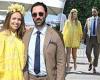 MasterChef's Andy Allen and fiancée Alex Davey step out for Melbourne Cup ...