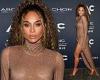 Ciara sparkles in leggy LaQuan Smith SS/22 gown at the ACE Awards in NYC