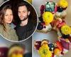 Penn Badgley's wife Domino Kirke shares several videos of her husband's 35th ...