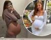 Heavily pregnant Millie Mackintosh shows off her bare baby bump in a mirror ...