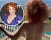 '61 and sexy': Kathy Griffin dances TOPLESS on her balcony on her birthday