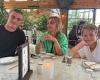 Louise Redknapp shares rare photo with sons Charley and Beau as they celebrate ...