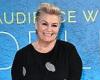 Dawn French shows off her striking grey cropped hair at Adele's comeback show