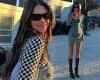 Kendall Jenner showcases her endless legs during day one of Travis Scott's ...