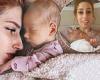 Stacey Solomon shares adorable moment with baby Rose as she lays alongside ...
