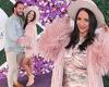 Scheana Shay dazzles in pink as she cuddles up to her fiance Brock Davies at ...