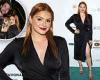 Ariel Winter wows in leggy LBD as she snuggles a pooch with her boyfriend at ...