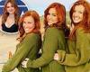Isla Fisher poses with her lookalike stunt doubles to celebrate National ...