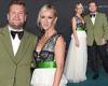 James Corden cuts dapper figure in blazer and bowtie as he joins Julia Carey at ...