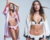Hailey Bieber strips down to lingerie to star in new campaign for Victoria's ...