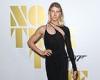 Model Christian Wilkins wows in a slinky black dress at the premiere of No Time ...