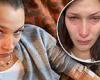 Bella Hadid posts a series of tearful and sad selfies as she reveals her own ...