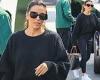 Eva Longoria looks chic in an all-black ensemble as she heads to a lunch date ...