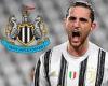 sport news Newcastle 'eye ambitious £12.8m move for Juventus midfielder Adrien Rabiot'