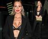 Olivia Attwood puts on a busty display in a lacy bralet worn beneath plunging ...