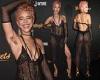 Jasmin Savoy Brown puts on a VERY racy display and shows off unshaven armpits