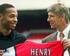 sport news Sir Alex Ferguson claims Thierry Henry's arrival at Arsenal turned Arsene ...