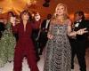 Kathy Hilton has a ball as she joins forces with Paula Abdul for a duet at ...