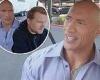 Dwayne Johnson sips tequila hangs out with fans and sings You're Welcome and ...