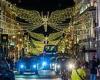 Oxford Street leads festive light switch-on as London gets into the Yuletide ...
