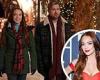 Lindsay Lohan and Chord Overstreet in Netflix Christmas rom com